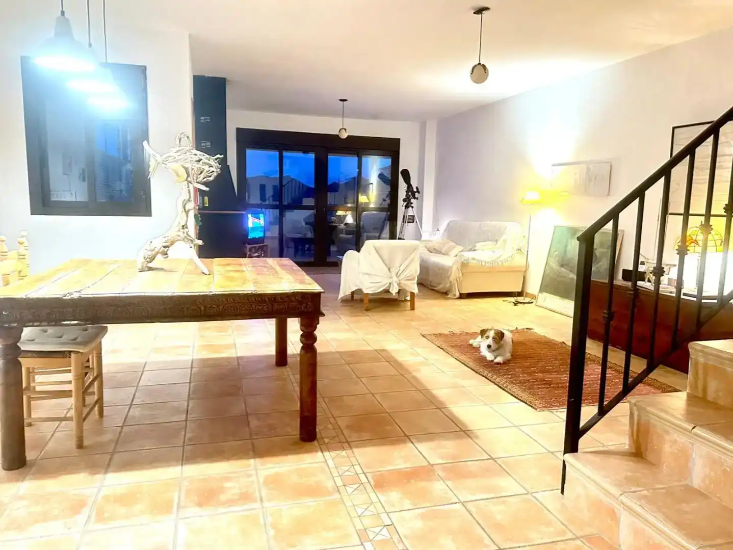 Sala d'estar de Casa adosada en venda en Níjar