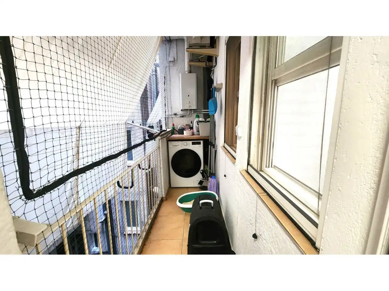 Balcony of Flat for sale in Barcelona  with Air Conditioner, Parquet flooring and Terrace