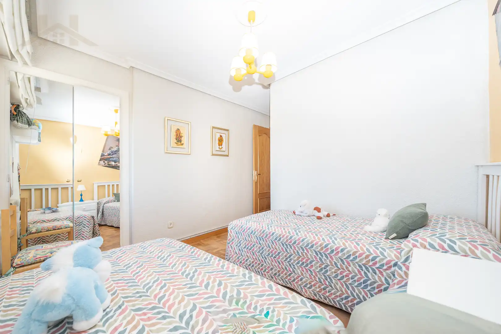 Bedroom of Detached homes for sale in El Escorial  with Heating, Parquet flooring and Terrace