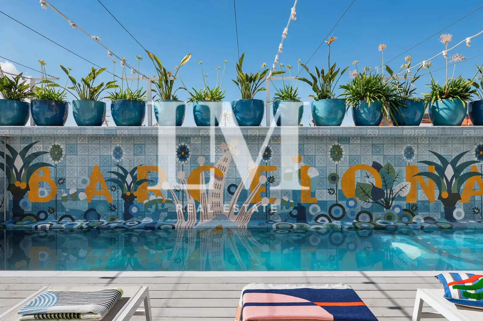 Piscina de Casa o xalet de lloguer en Barcelona amb Aire condicionat, Terrassa i Piscina