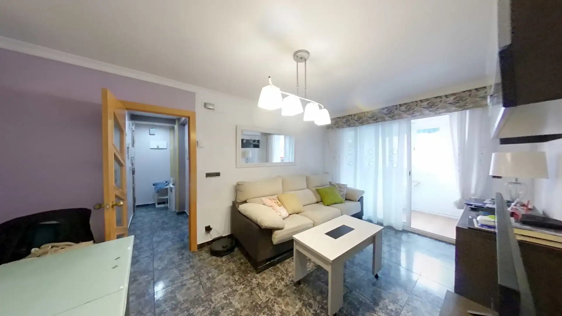 Living room of Flat for sale in Sabadell  with Air Conditioner, Balcony and Internet