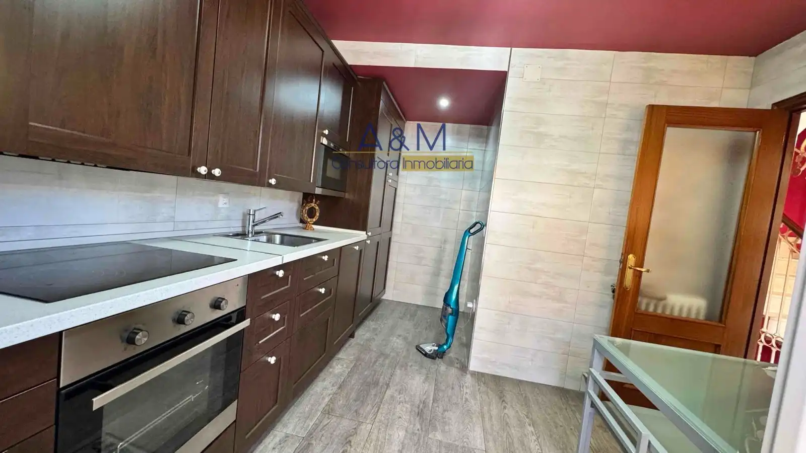 Cocina de Casa adosada en venta en Cistérniga con Calefacción, Jardín privado y Terraza