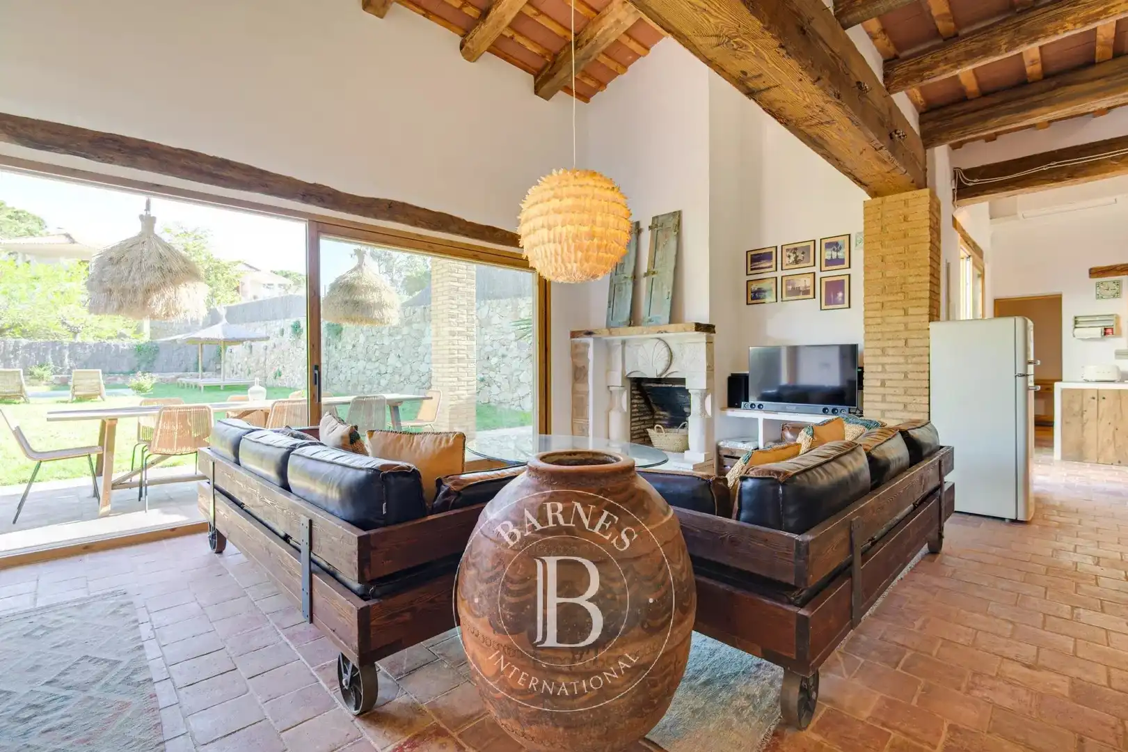 Living room of Houses for rent in Palafrugell  with Air Conditioner, Heating and Swimming Pool