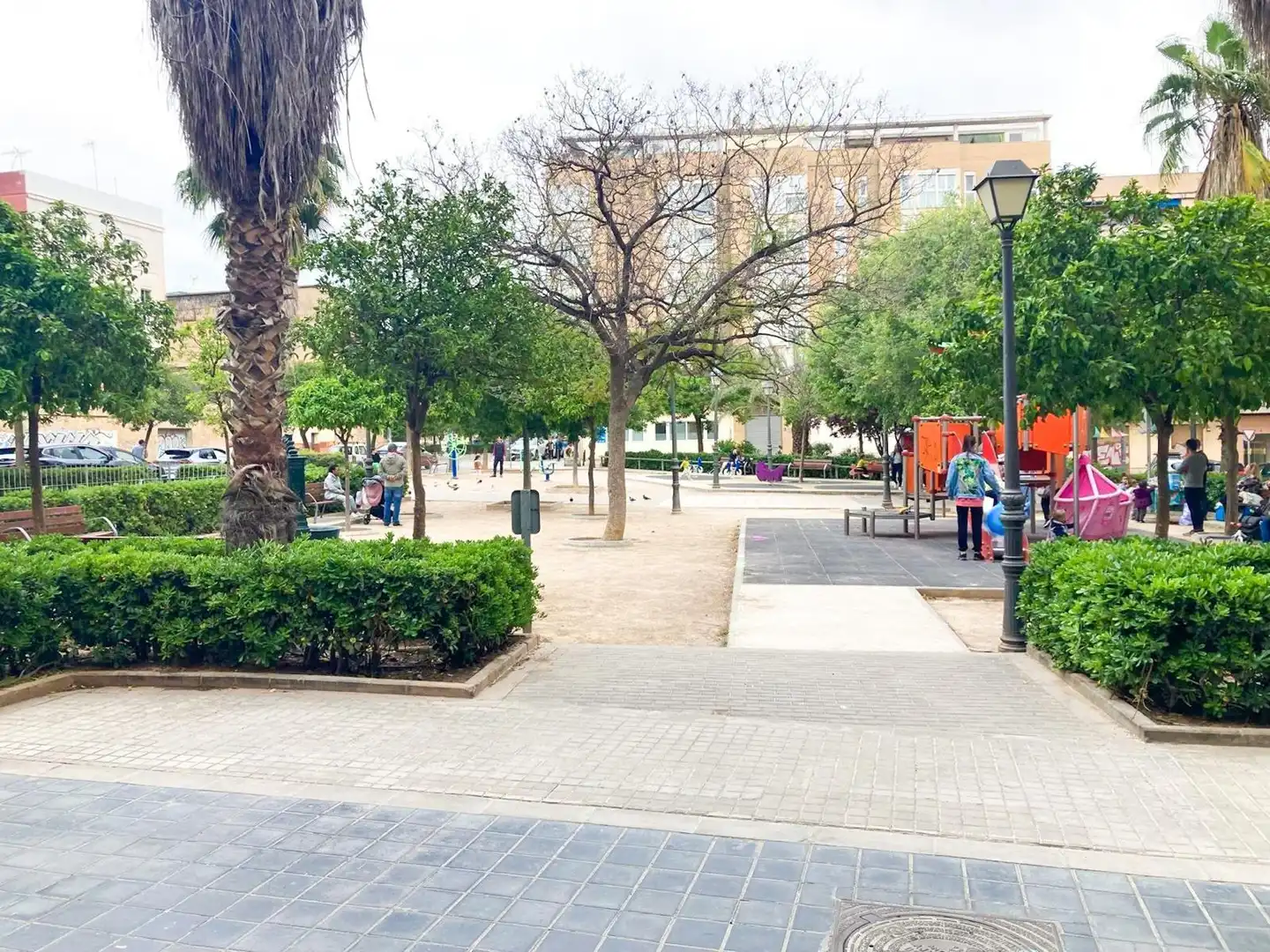Außenansicht von Wohnung zur Miete in Valencia mit Heizung, Terrasse und Möbliert
