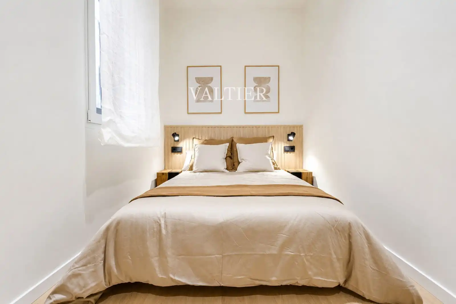 Schlafzimmer von Wohnung zur Miete in Madrid mit Klimaanlage, Möbliert und Haustiere erlaubt