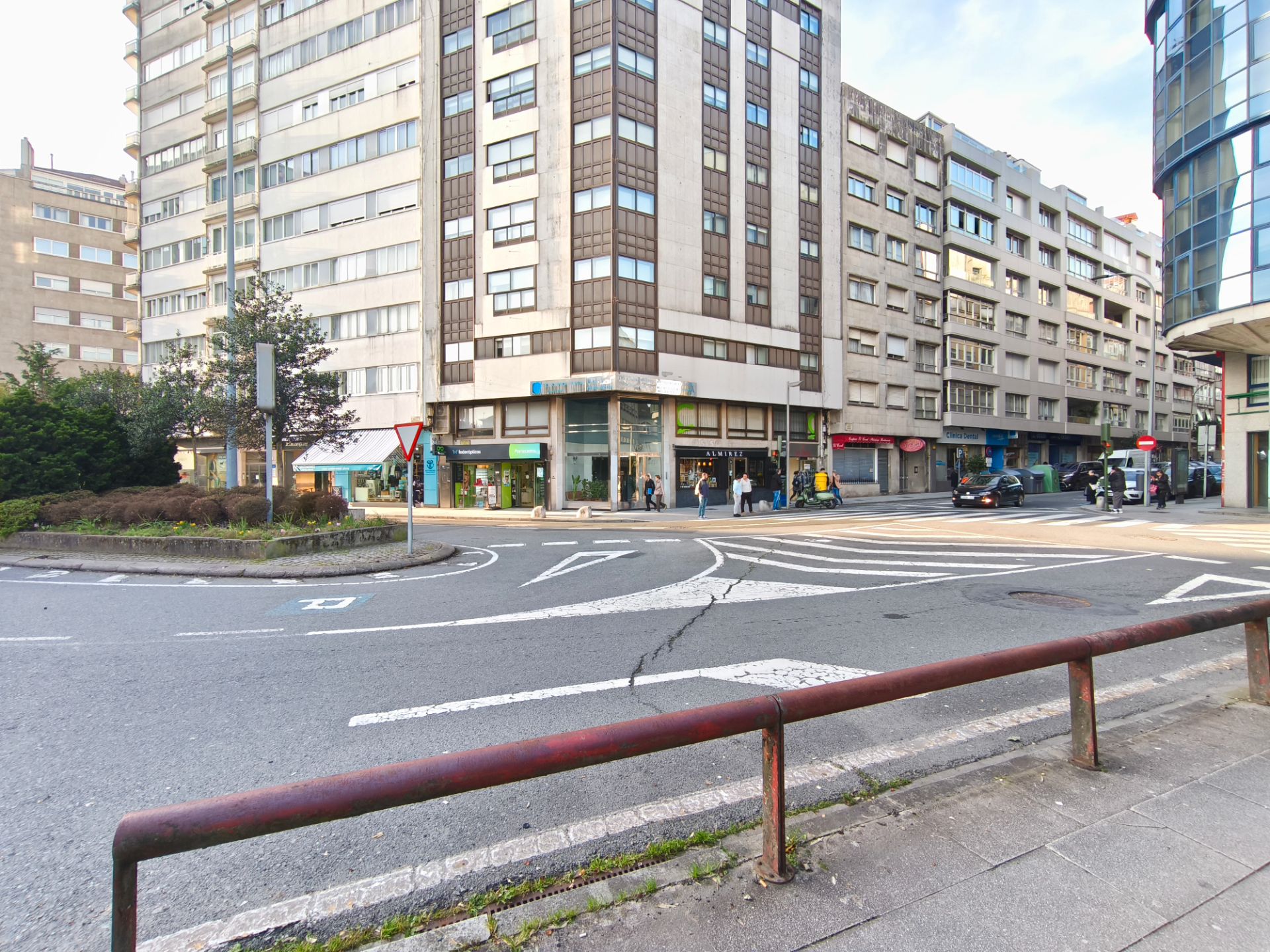 Exterior view of Flat for sale in Santiago de Compostela   with Heating, Terrace and Furnished