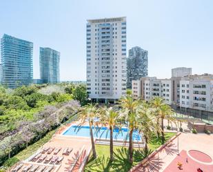 Piscina de Pis en venda en  Barcelona Capital amb Aire condicionat, Calefacció i Jardí privat