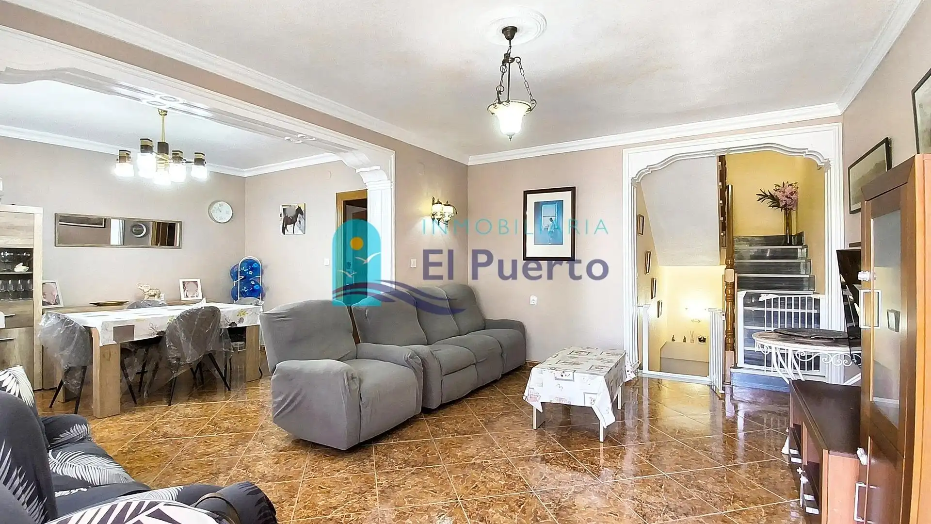 Sala de estar de Dúplex en venta en Mazarrón con Aire acondicionado, Terraza y Trastero