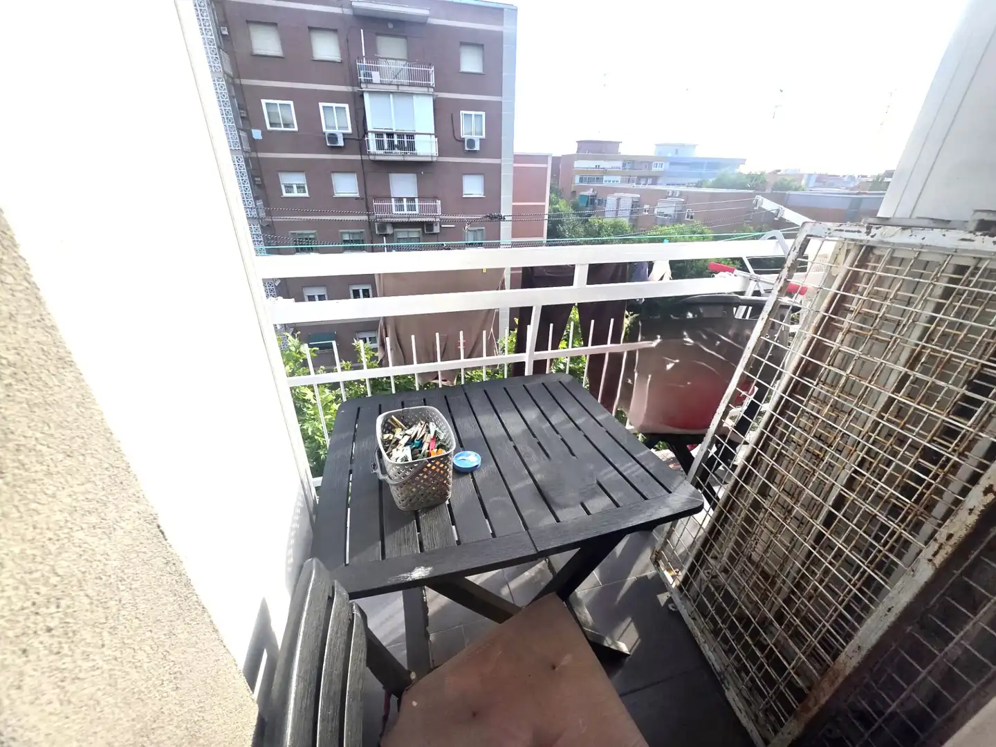 Balcony of Flat for sale in Móstoles  with Air Conditioner, Heating and Parquet flooring