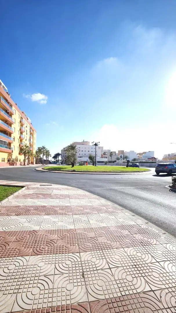 Exterior view of Attic for sale in Roquetas de Mar  with Air Conditioner, Terrace and Furnished