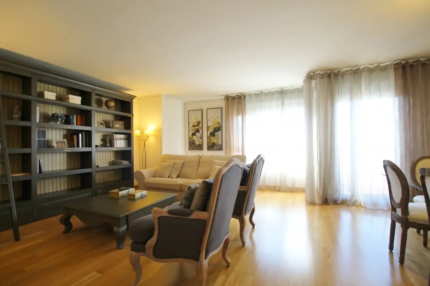 Wohnzimmer von Wohnung zum Verkauf in Alicante / Alacant mit Klimaanlage, Terrasse und Möbliert