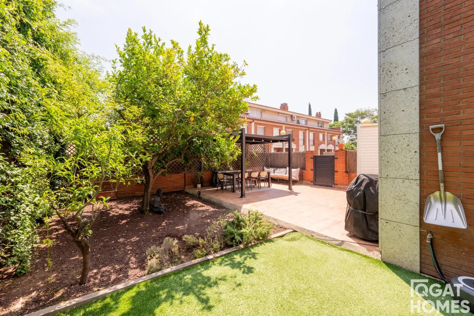 Terraza de Casa adosada en venta en Sant Cugat del Vallès con Aire acondicionado, Calefacción y Trastero