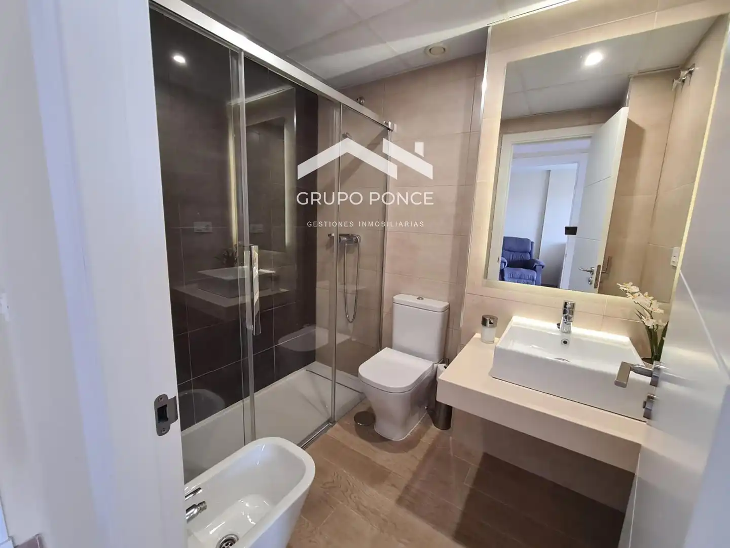 Badezimmer von Wohnung zum Verkauf in Jerez de la Frontera mit Klimaanlage, Heizung und Terrasse