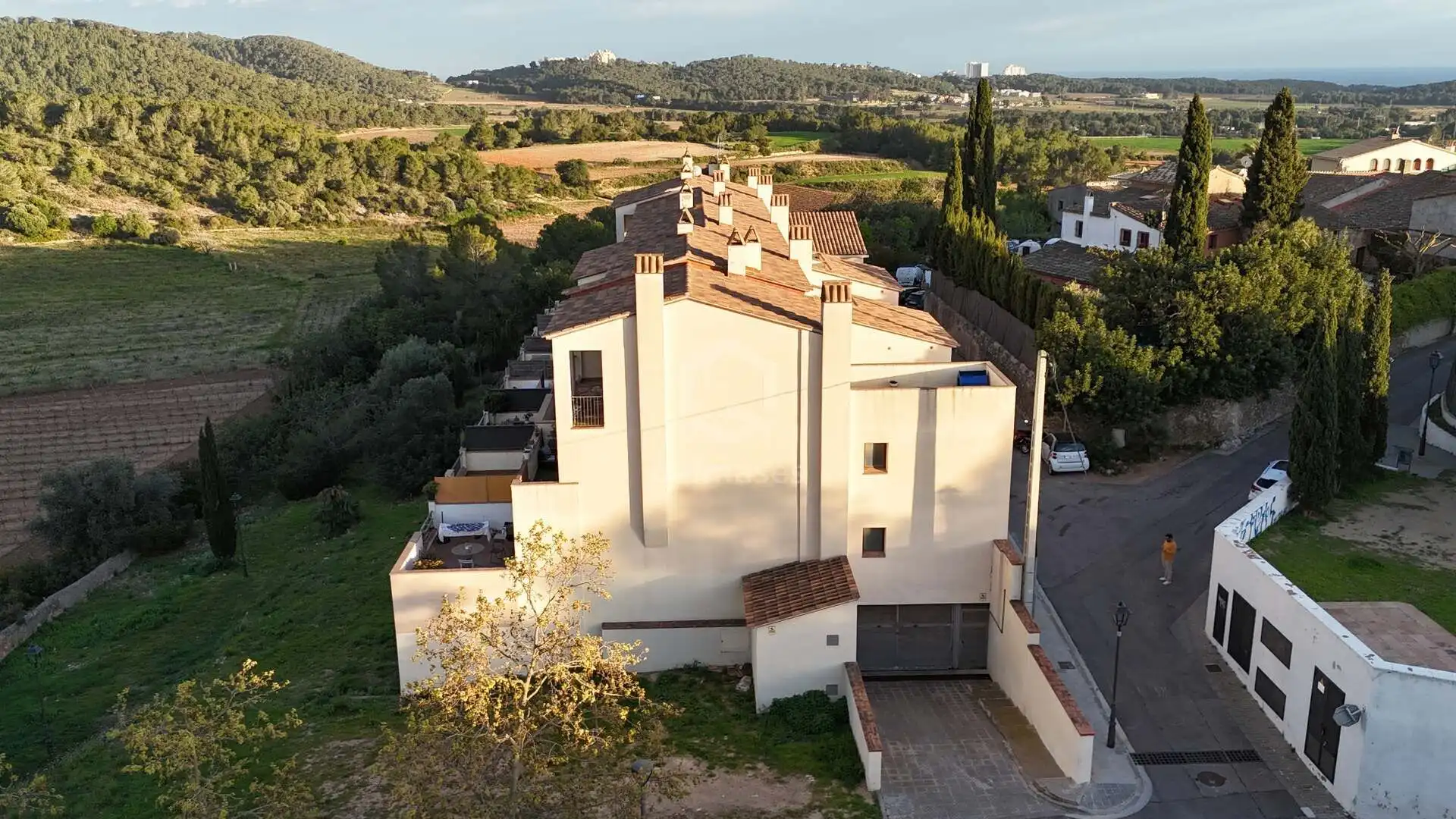 Exterior view of Detached homes for sale in Sant Pere de Ribes  with Air Conditioner, Heating and Terrace