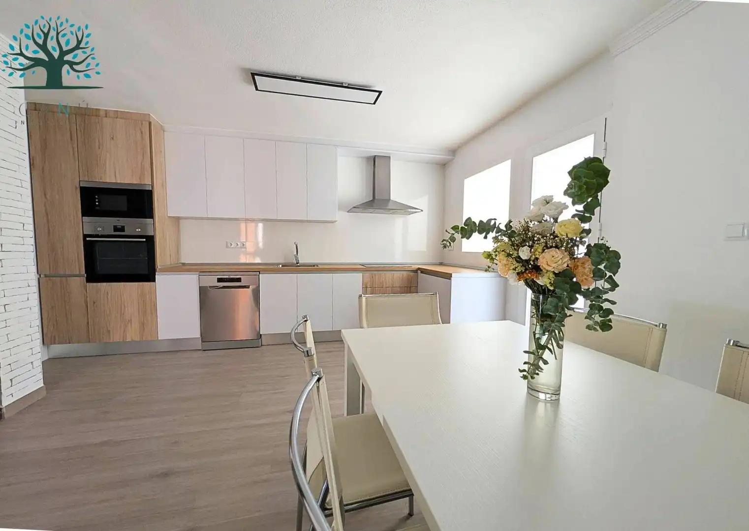 Küche von Maisonette zum Verkauf in Totana mit Klimaanlage, Privatgarten und Terrasse