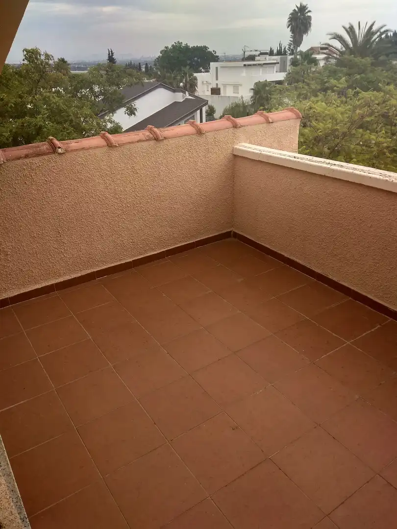 Terrassa de Casa o xalet en venda en Picassent amb Aire condicionat, Jardí privat i Parquet