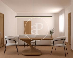 Dining room of Flat for sale in  Madrid Capital  with Heating, Private garden and Storage room