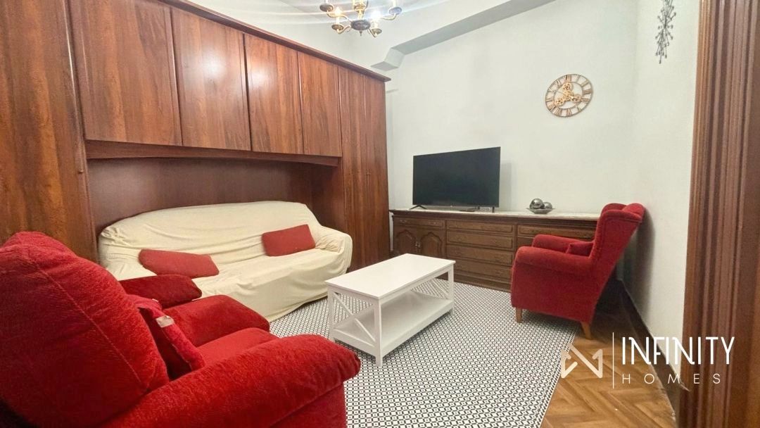 Sala d'estar de Pis de lloguer en Bilbao  amb Calefacció, Terrassa i Balcó