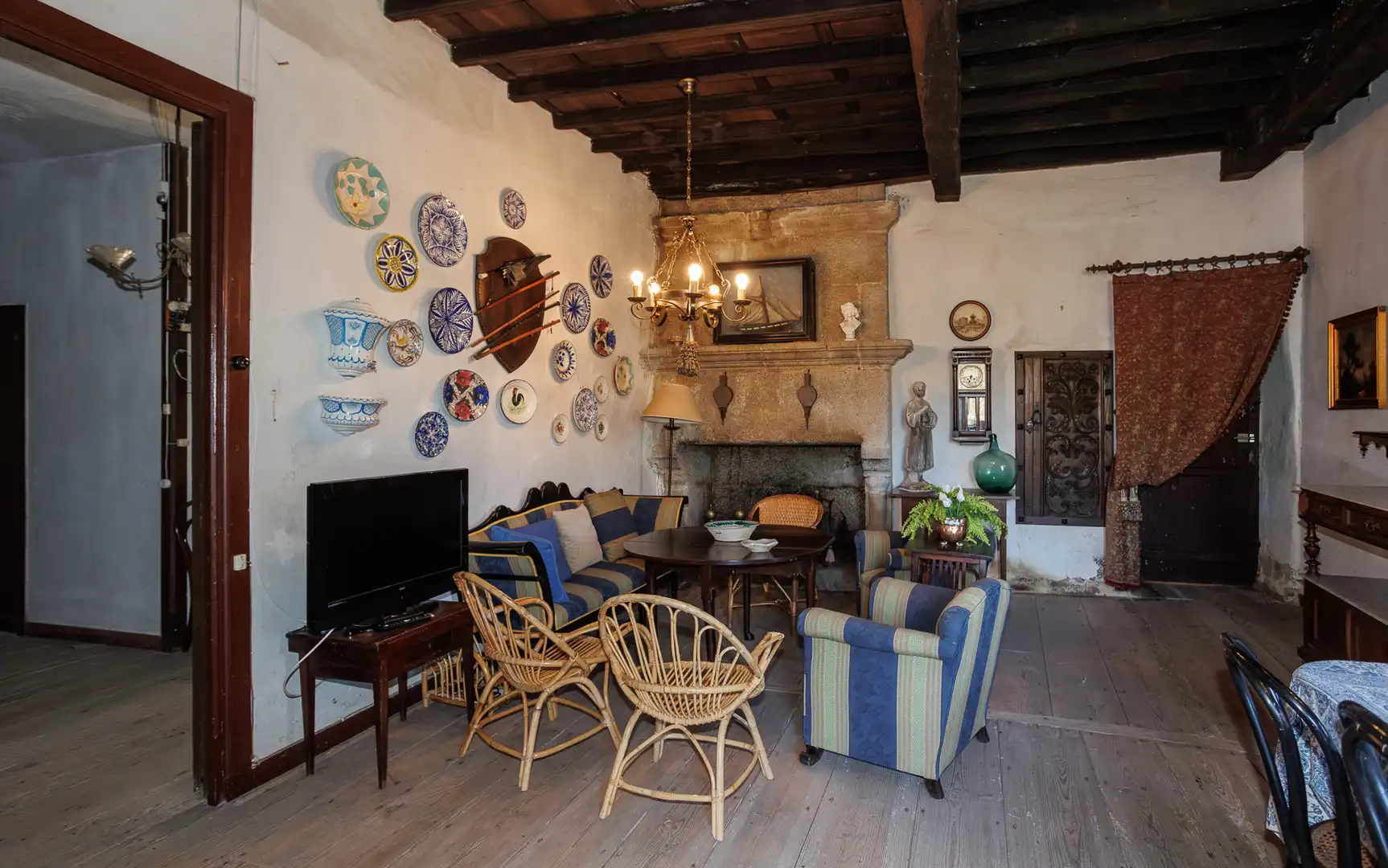Sala de estar de Finca rústica en venta en Cenlle
