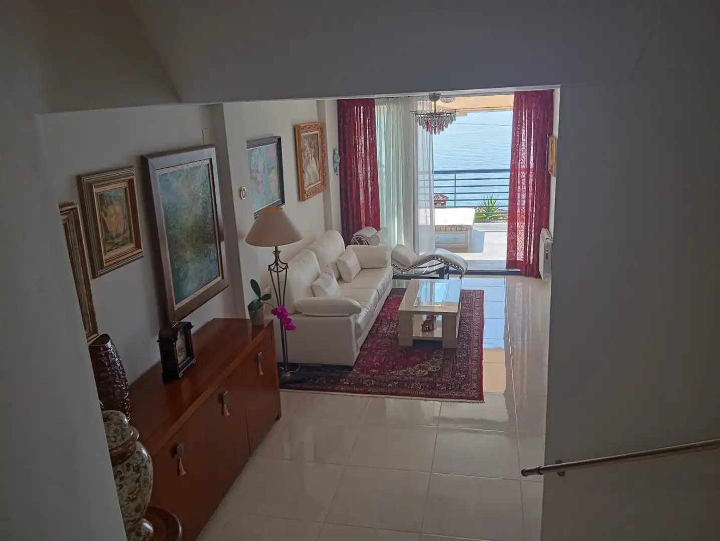 Living room of Flat for rent in Peñíscola / Peníscola  with Air Conditioner, Terrace and Swimming Pool