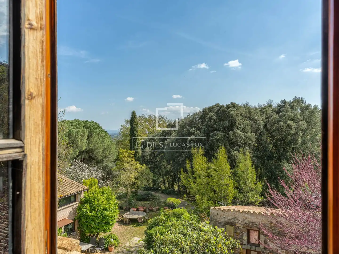 Garden of Country homes for sale in Anglès  with Air Conditioner, Private garden and Terrace