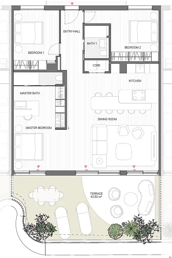 Apartament amb jardí en venda a Los Pacos, imagen 28