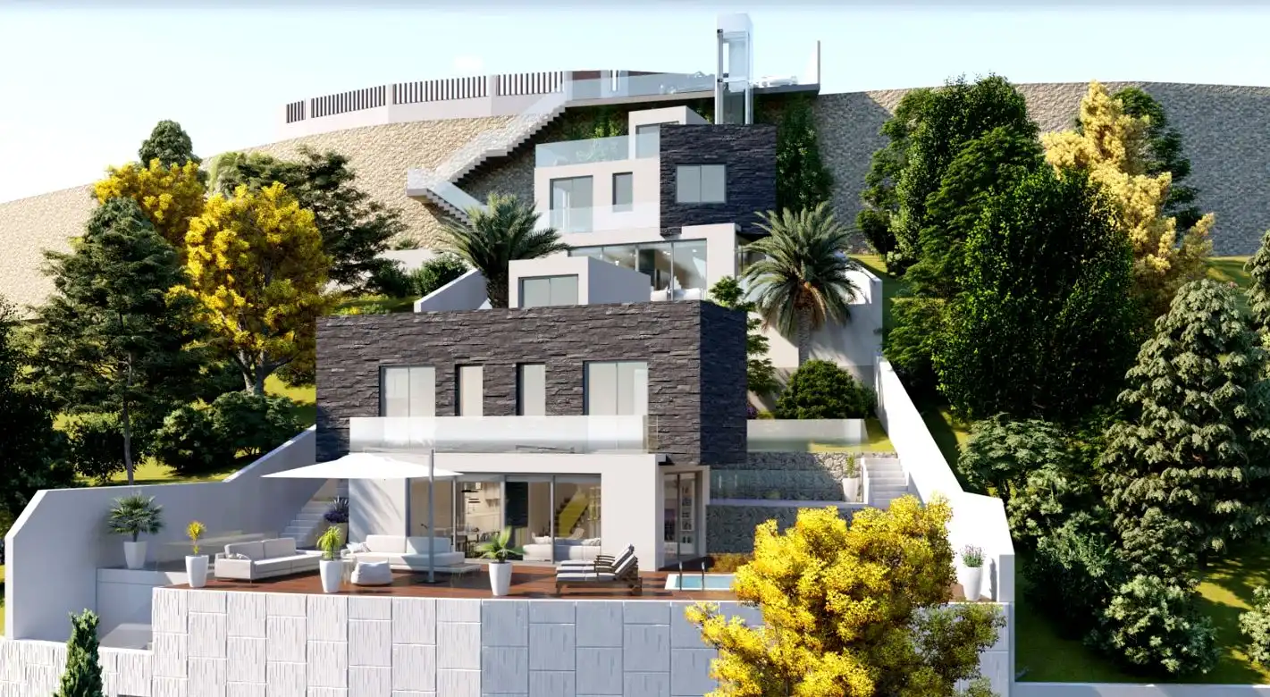 Vista exterior de Casa o chalet en venta en Málaga con Aire acondicionado, Jardín privado y Terraza