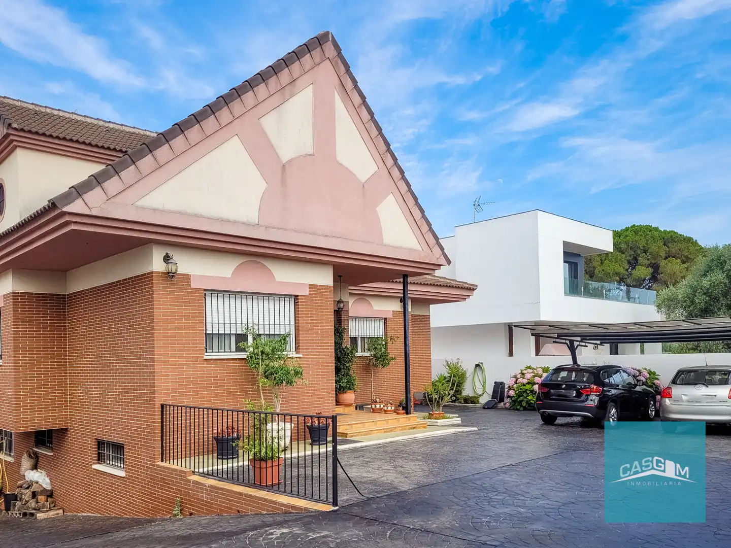 Exterior view of Houses for sale in Aljaraque  with Air Conditioner, Heating and Private garden