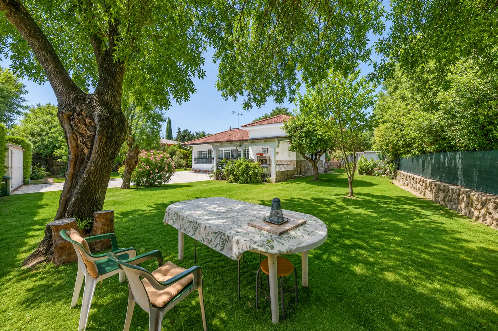 Jardí de Casa o xalet en venda en El Escorial amb Jardí privat, Terrassa i Piscina