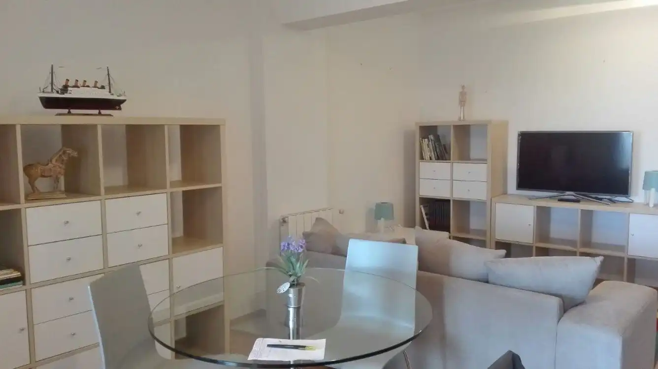Sala de estar de Piso de alquiler en Santander con Calefacción, Terraza y Amueblado