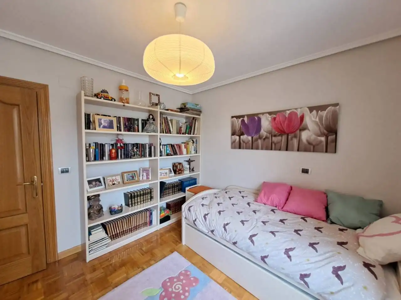 Schlafzimmer von Wohnung zur Miete in Burgos mit Heizung, Parkett und Abstellraum
