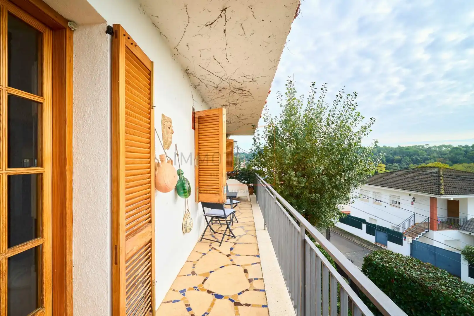 Terrassa de Casa o xalet en venda en Les Franqueses del Vallès amb Aire condicionat, Jardí privat i Terrassa