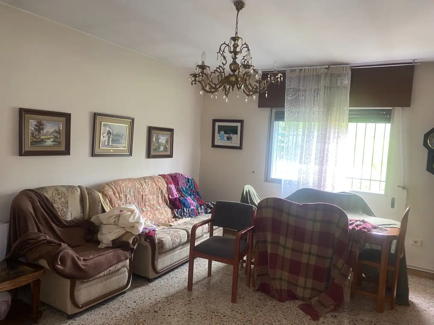 Living room of Houses for sale in Vedra  with Heating, Private garden and Furnished