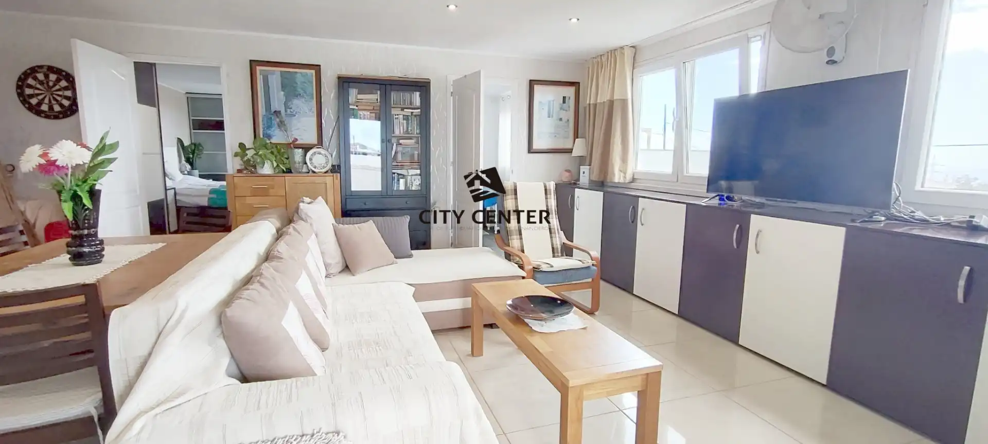 Sala de estar de Casa o chalet en venta en Arona con Jardín privado, Terraza y Amueblado