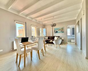 Living room of Flat to rent in  Barcelona Capital  with Air Conditioner, Heating and Parquet flooring
