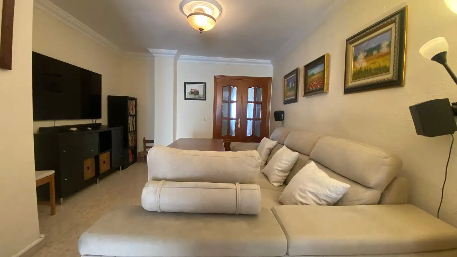 Wohnzimmer von Wohnung zum Verkauf in Alhaurín de la Torre mit Klimaanlage und Möbliert