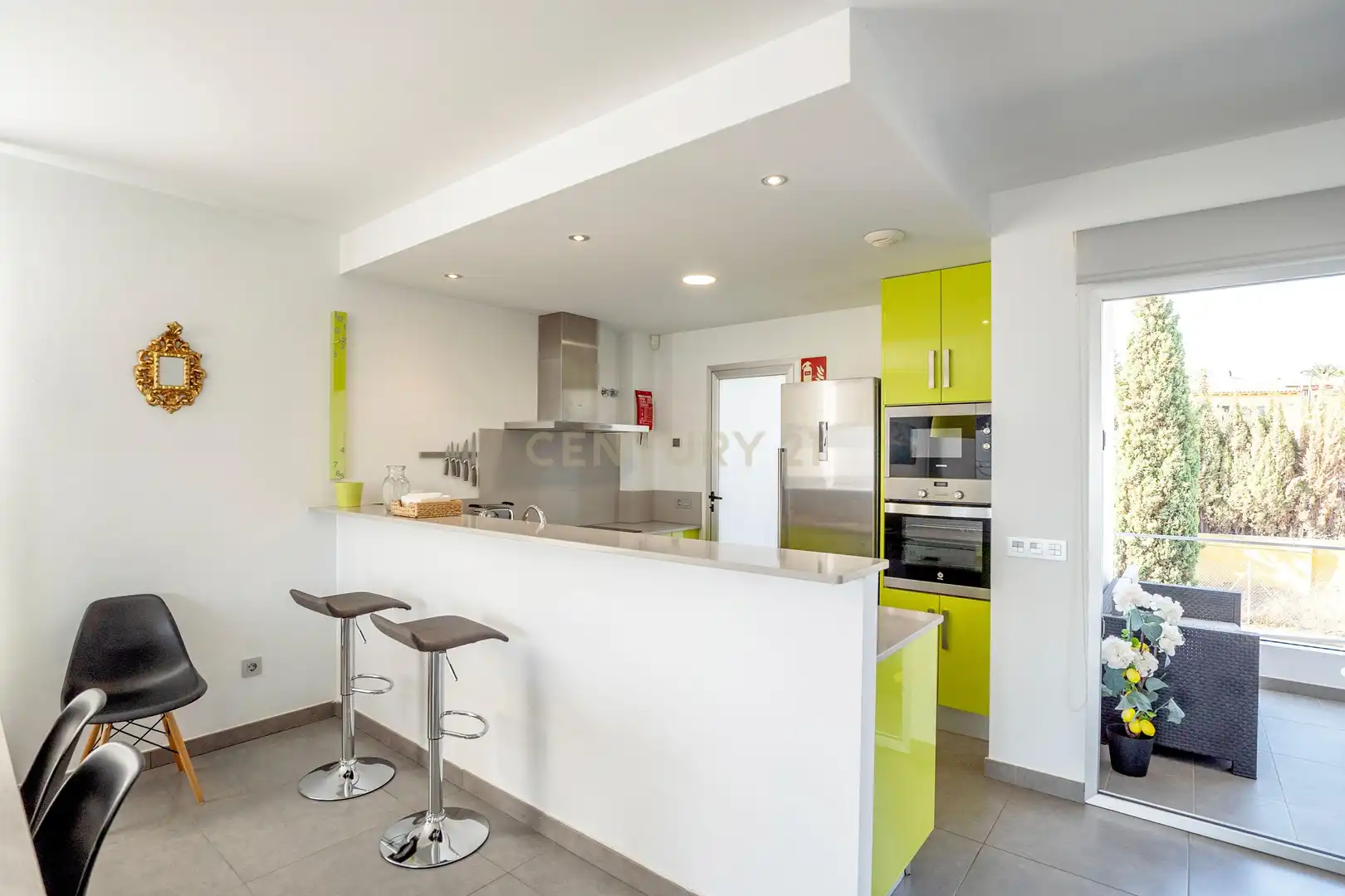 Kitchen of Detached homes for sale in L'Alfàs del Pi  with Air Conditioner, Furnished and Balcony