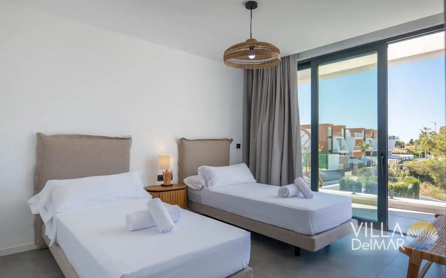 Bedroom of Houses for sale in Calpe / Calp  with Air Conditioner, Heating and Private garden
