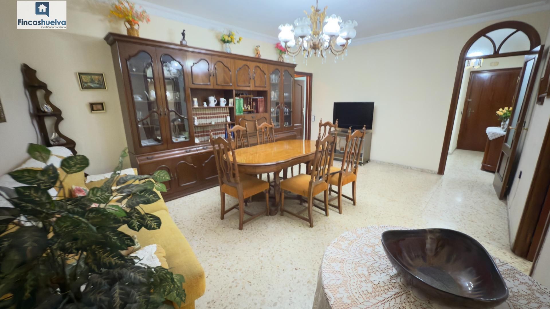 Dining room of Flat for sale in  Huelva Capital  with Storage room and Balcony
