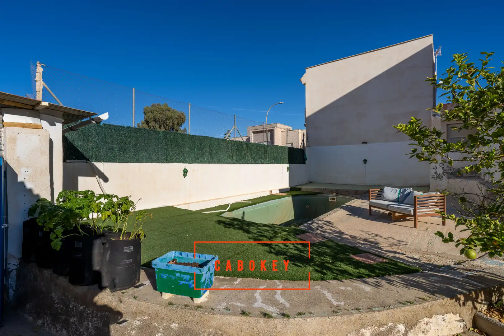 Jardí de Casa o xalet en venda en Tabernas amb Aire condicionat, Calefacció i Jardí privat