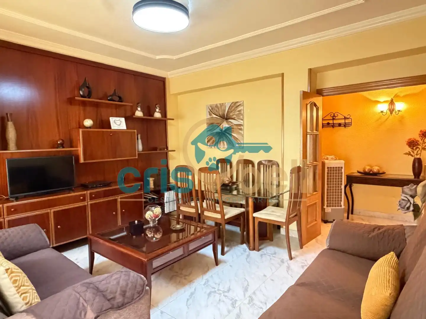 Dining room of Flat for sale in Lorca  with Storage room, Furnished and Oven