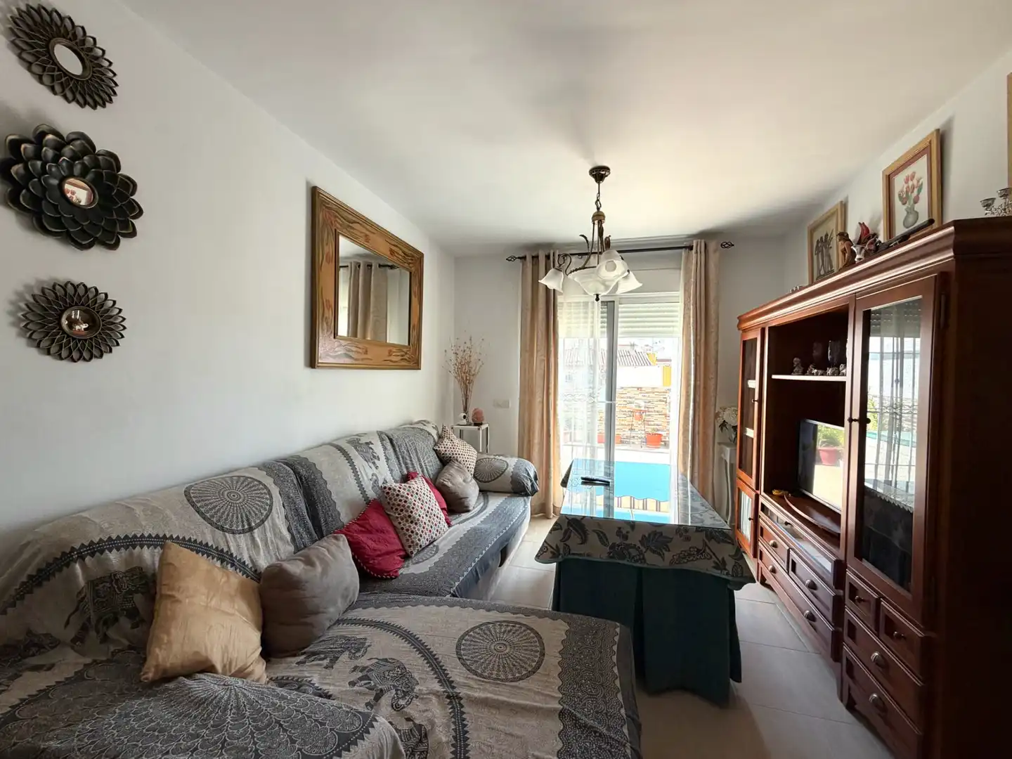 Living room of Attic for sale in Álora  with Air Conditioner, Terrace and Furnished