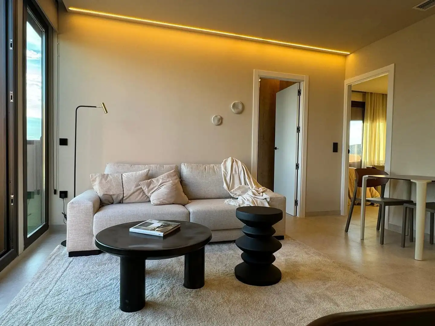 Sala de estar de Ático en venta en Murcia con Aire acondicionado, Terraza y Amueblado
