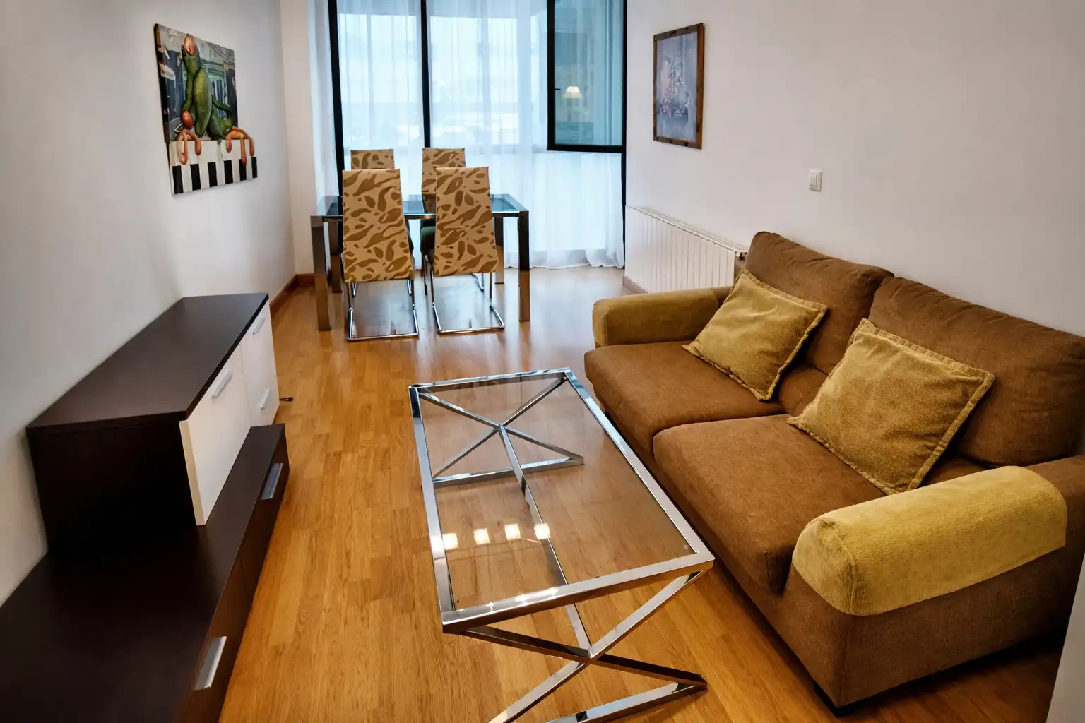 Sala de estar de Piso de alquiler en Santander con Calefacción, Amueblado y Horno