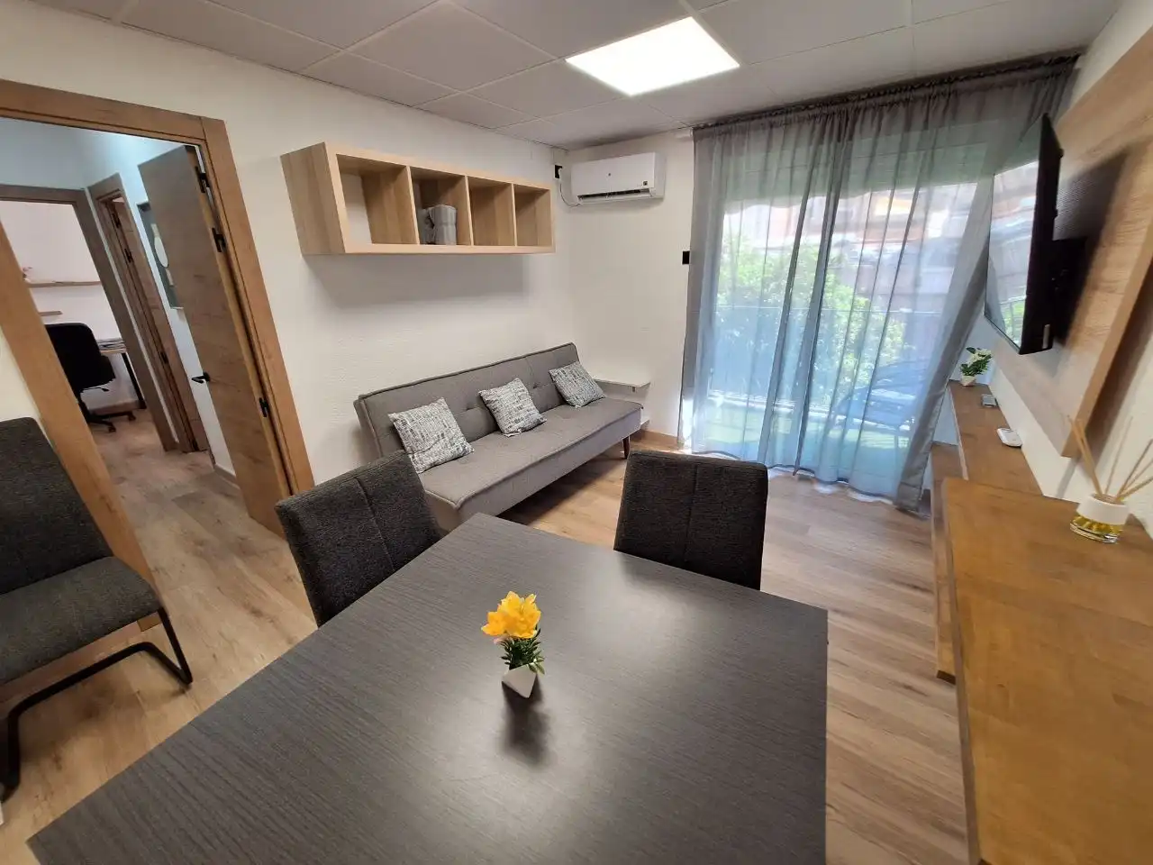 Sala de estar de Piso de alquiler en Burjassot con Aire acondicionado, Amueblado y Horno