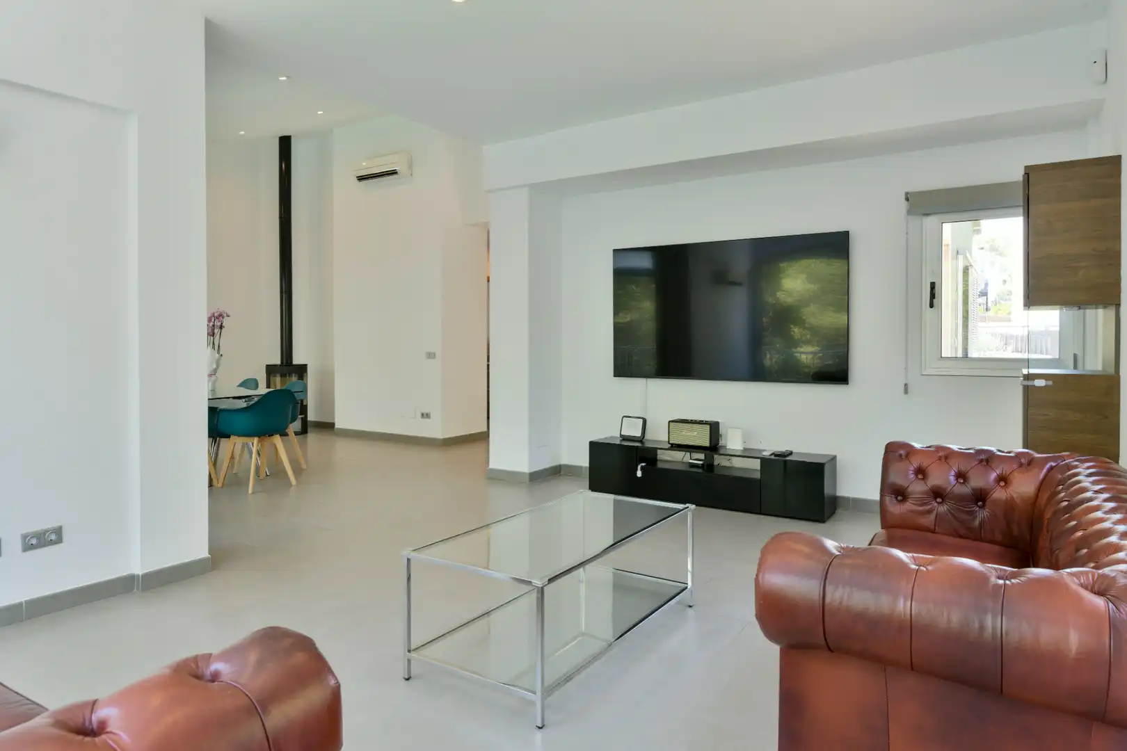 Sala de estar de Casa o chalet en venta en Alcúdia con Aire acondicionado, Jardín privado y Terraza