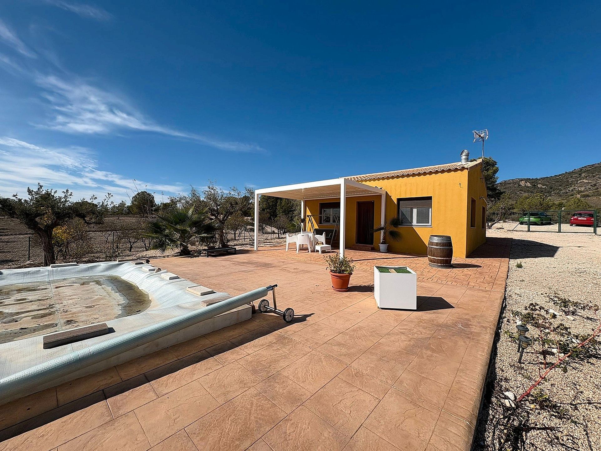 Exterior view of House or chalet for sale in Sax  with Air Conditioner, Private garden and Swimming Pool