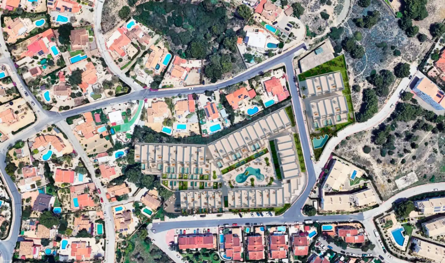 Vista exterior de Apartament en venda en L'Alfàs del Pi amb Jardí privat