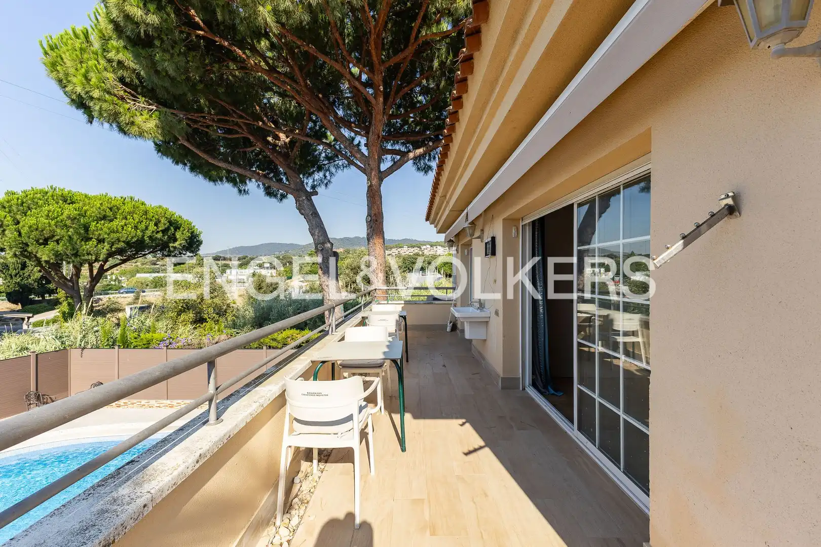Terraza de Casa o chalet de alquiler en Cabrils con Aire acondicionado, Calefacción y Jardín privado