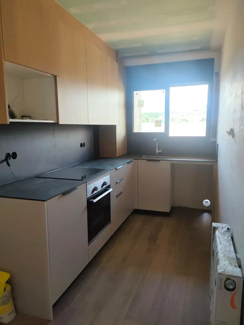 Cuina de Casa adosada en venda en Riudarenes amb Calefacció, Jardí privat i Parquet